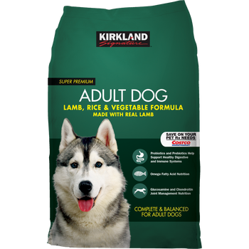 k*4様 Kirkland Signature Mature Dog 18.14 Kirkland Signature Super Premium Adult Dog Food, Lamb Rice