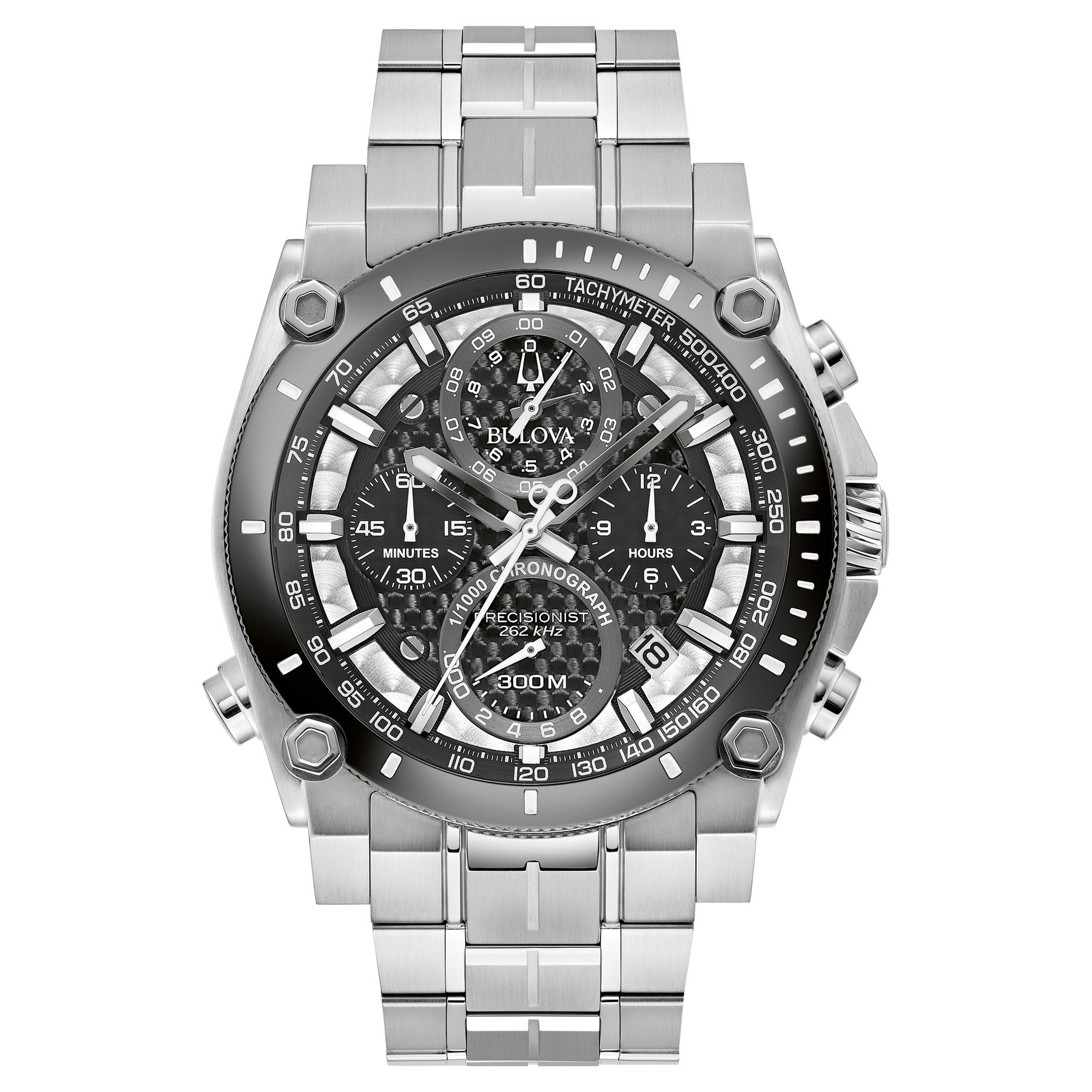 BULOVA PRECISIONIST CHRONOGRAPH MENS WATCH