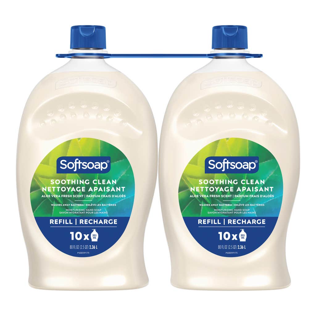 Softsoap soothing aloe vera liquid hand soap