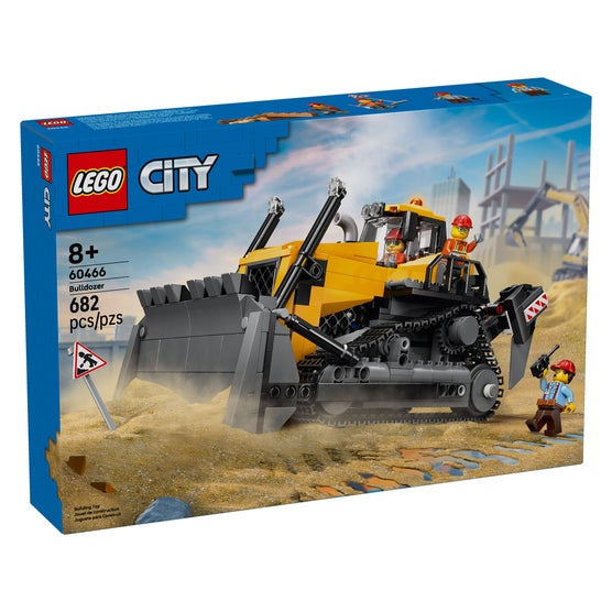 LEGO City Yellow Bulldozer Construction Site 60466 | Costco