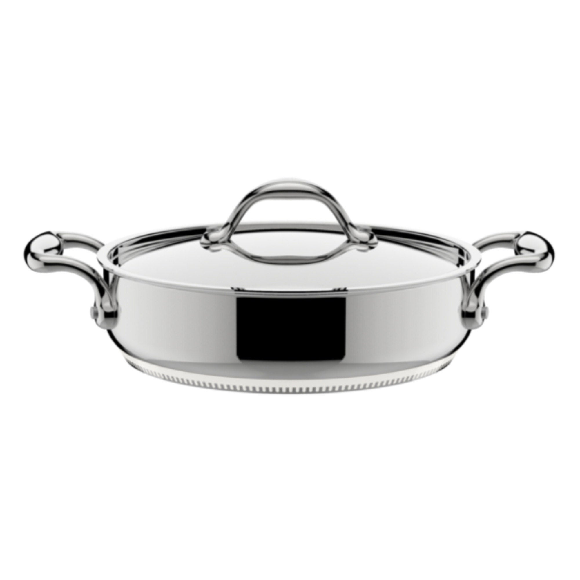 Lagostina Accademia Stainless Steel Shallowpan with Lid, 28 cm (11