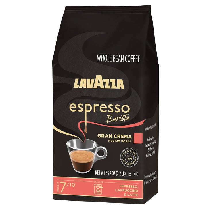 コーヒー LAVAZZA Lavazza Espresso Gran Crema Whole Bean Coffee, Medium, 2.2 lbs
