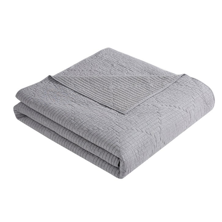 FRYE 4-piece Quilt Set, Ray Chambray | Costco