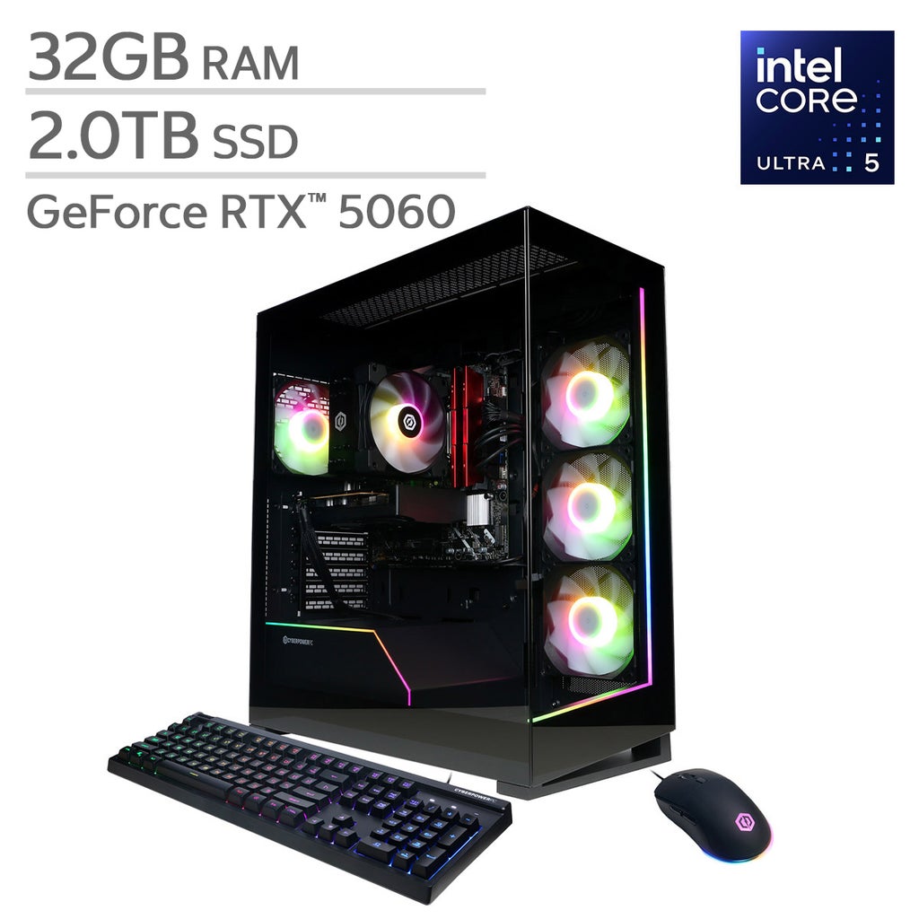 CyberPowerPC Gamer Xtreme Gaming Desktop - Intel Core Ultra 5 225F