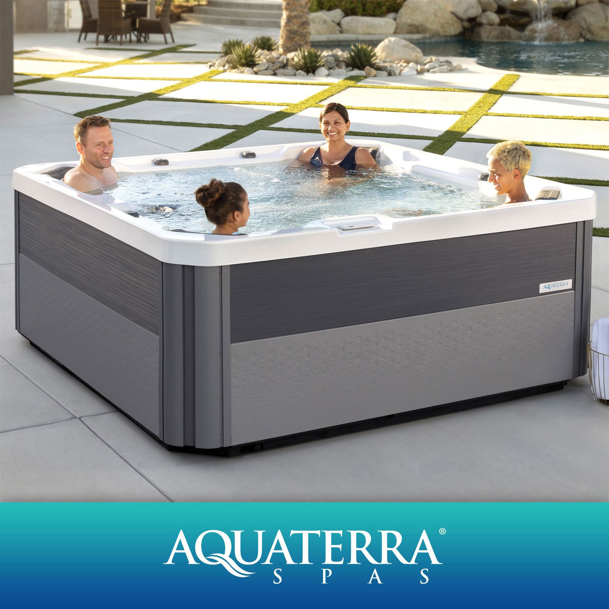 Aquaterra Spas Viceroy 72-jet, 6 or 7-person Acrylic Spa | Costco