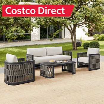 Henredon Cheval 4-Piece Outdoor Patio Seating Set