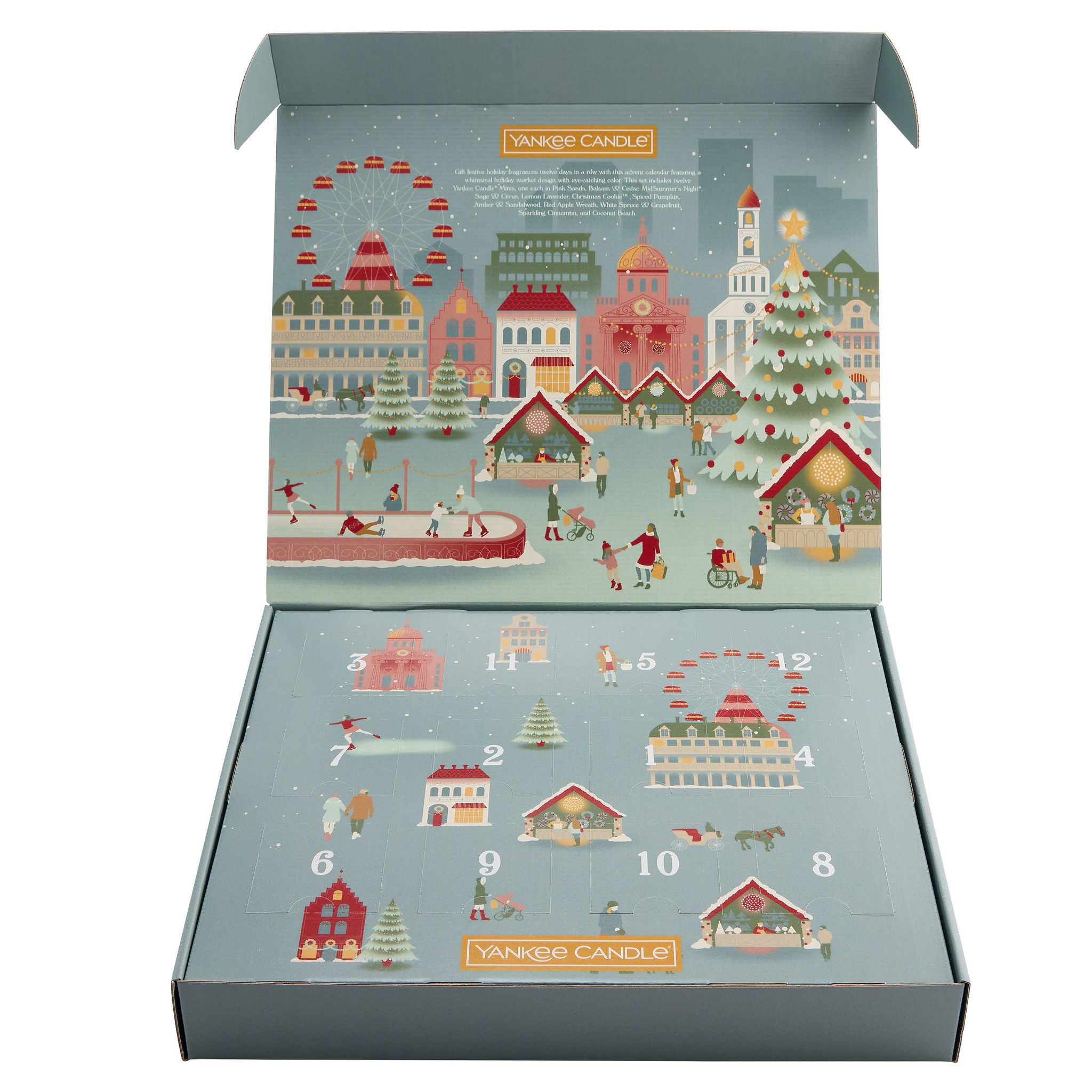 YANKEE ADVENT CALENDAR 12 DAYS OF FRAGRANCES