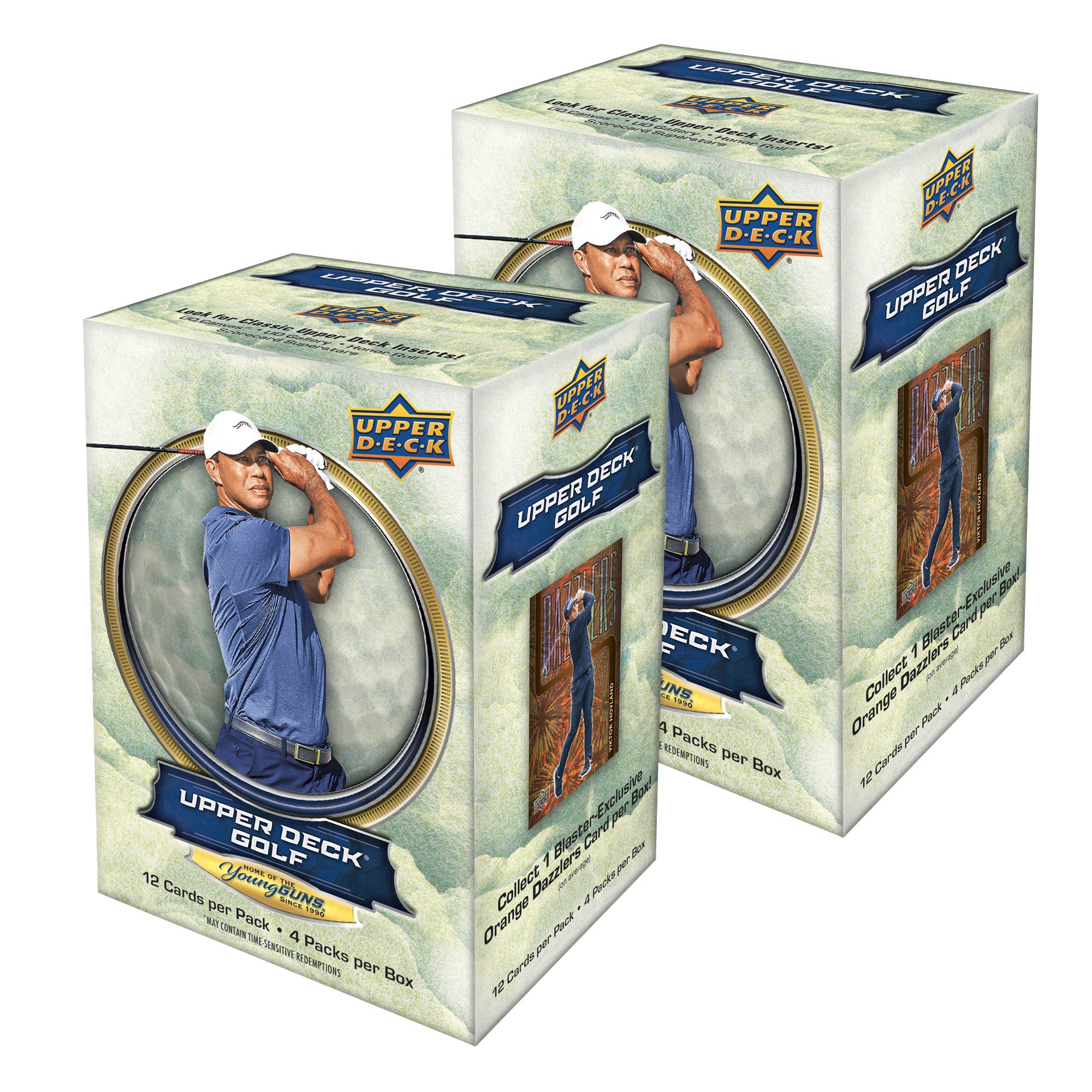 Upper Deck Golf Trading Card Blaster Box, 2-pack