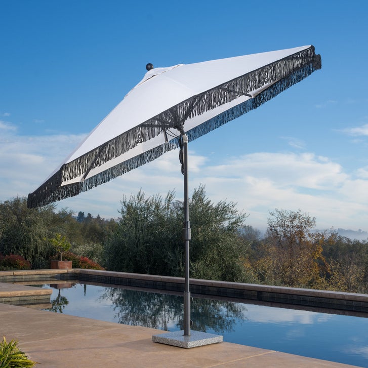 SunVilla 10 ft. Cabana Market Fringe Umbrella | Costco