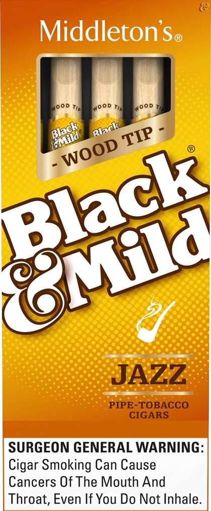 BLACK & MILD WOOD TIP JAZZ 10/5 PKS