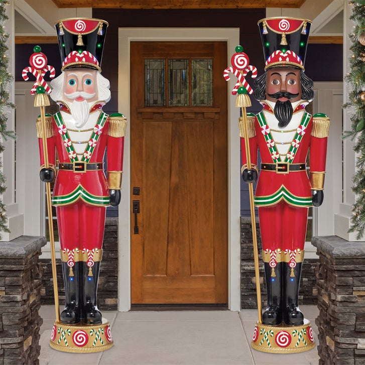 8' Nutcracker with LED Lights and Music | Costco