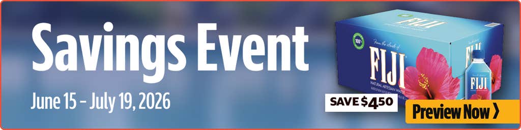 Savings event preview savings