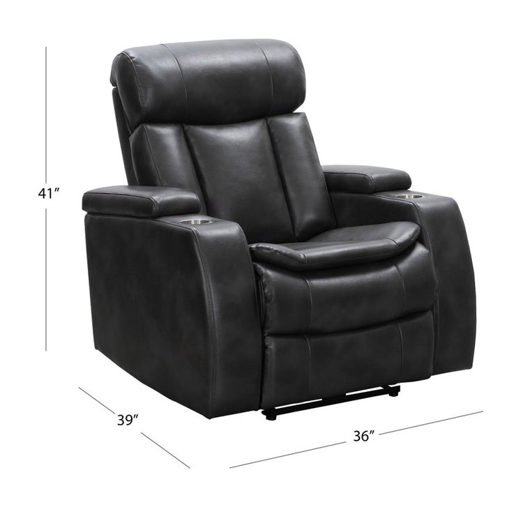 Zayne 3-piece Leather Power Reclining Set with Power Headrests