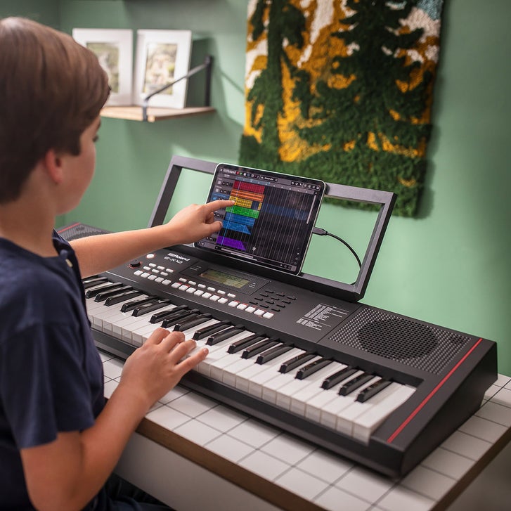 Roland E-X10 Arranger Keyboard with Music Rest and Power Adapter