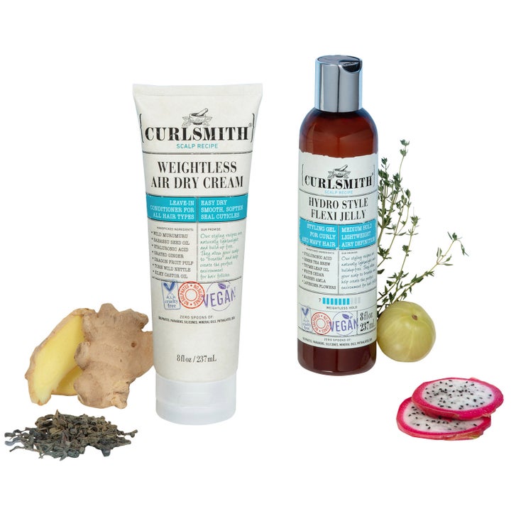Curlsmith Weightless Air Dry Cream, 8 fl oz + Hydro Style Flexi