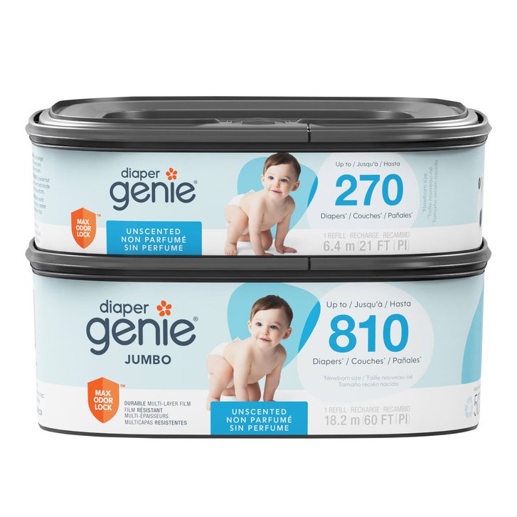 Diaper Genie Square Refill, 2 Multi-size Packs, 1080-count | Costco