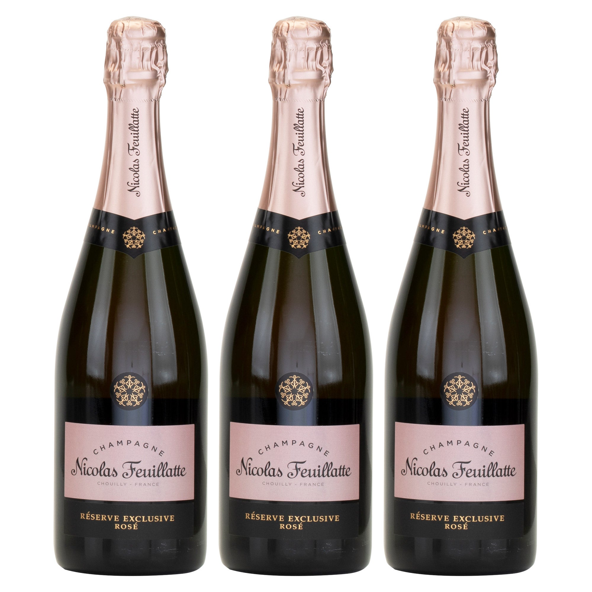 Nicolas Feuillatte Reserve Exclusive Brut Rosé Champagne 750 ml 3