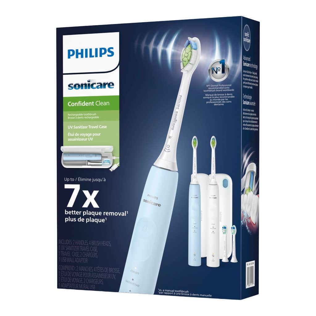 Philips Sonicare Confident Clean rechargeable electric toothbrush