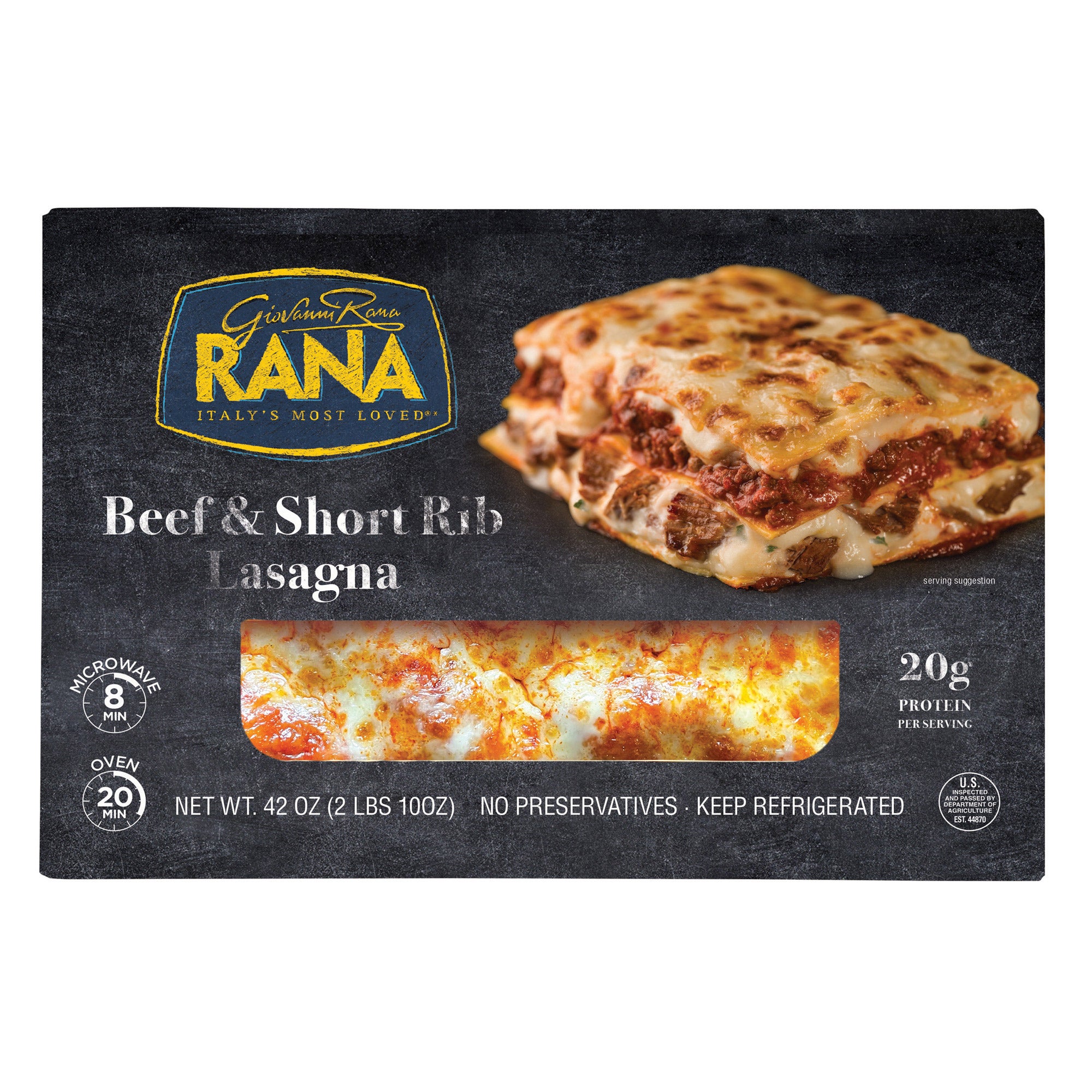 Giovanni Rana Beef and Short Rib Lasagna, 42 oz | Costco
