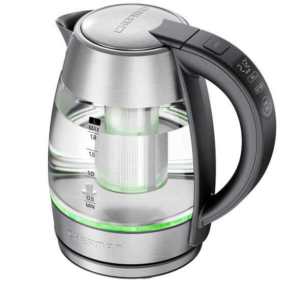 キッチン家電 recolte Temperature Control Kettle Chefman Custom-Temp 1.8L Electric Kettle | Costco