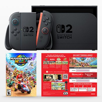 Nintendo Switch 2 + NSO + Mario Kart World Digital Code