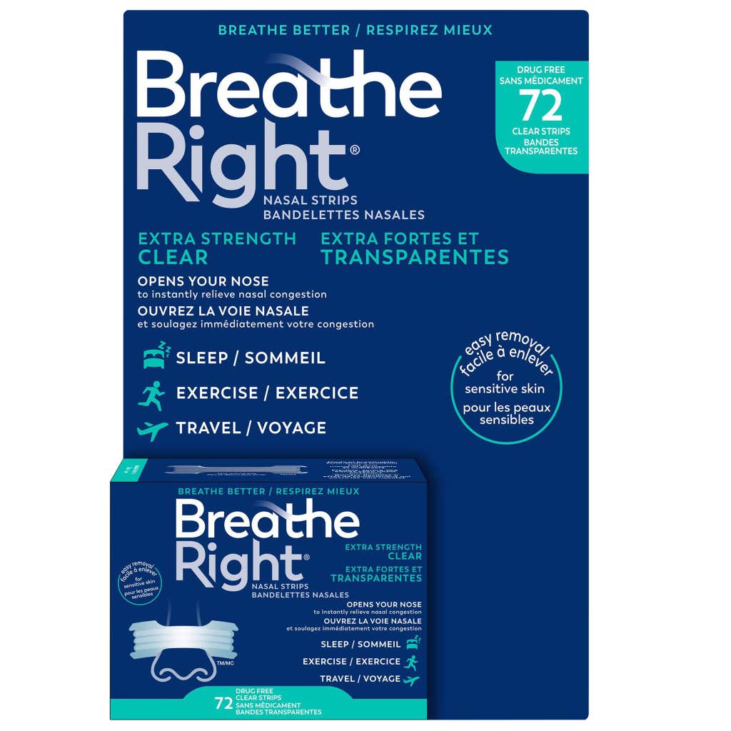 Breathe Right nasal strips