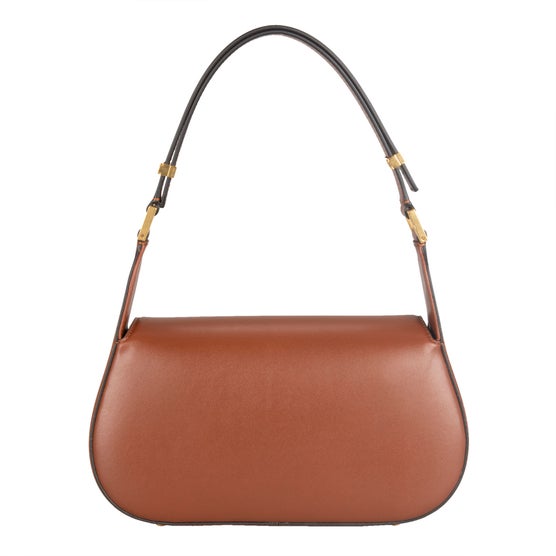Valentino V Logo Chain Shoulder Bag, Brown | Costco