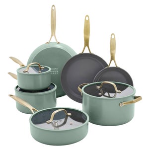 GreenPan Jewel Ceramic Non-Stick Cookware Set, 11-pieces