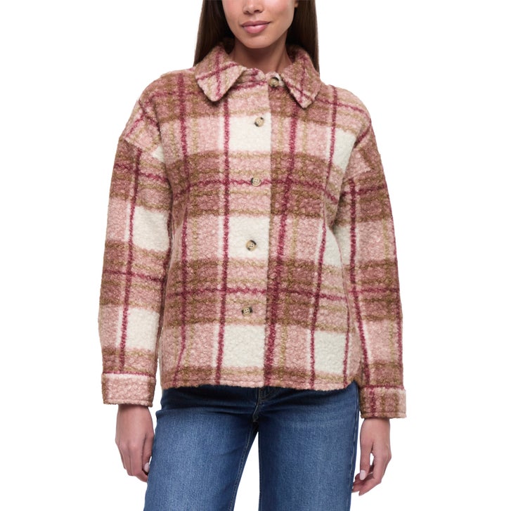 Orvis Women's Plaid Boucle Shirt Jacket | Costco