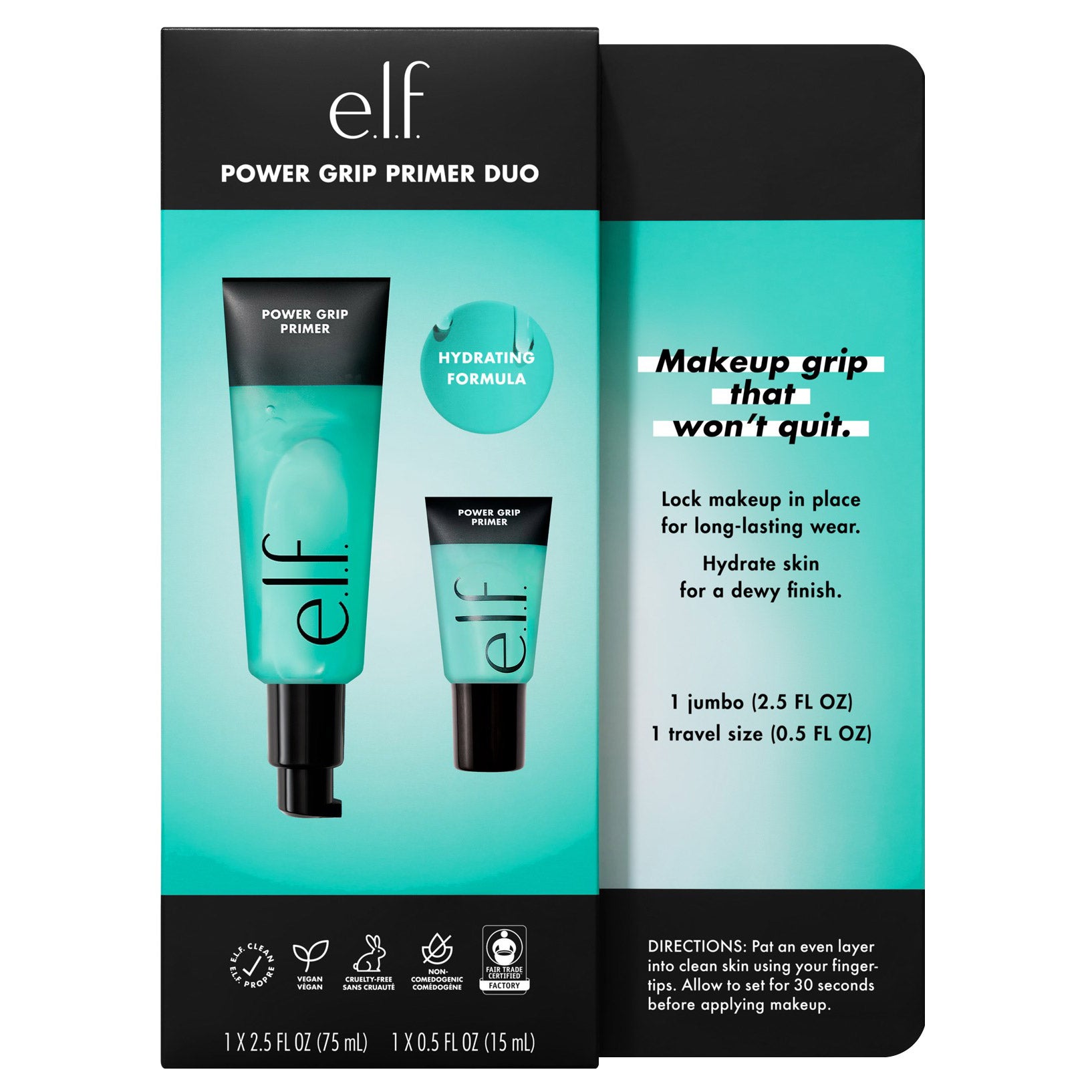 ELF POWER GRIP PRIMER 2.5+.5 FL OZ SET