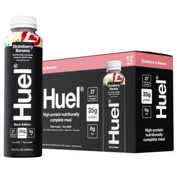 Huel Black Edition High-Protein Strawberry Banana Meal Replacement