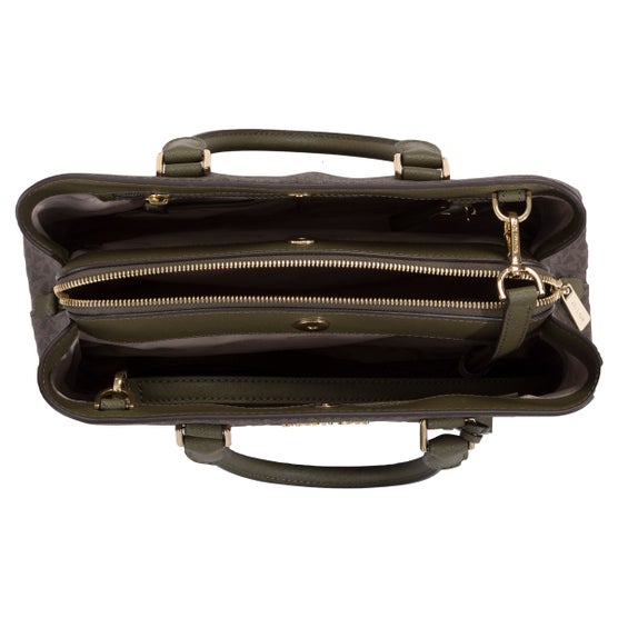 Michael Kors Savannah Large Satchel Bag, Olive | Costco
