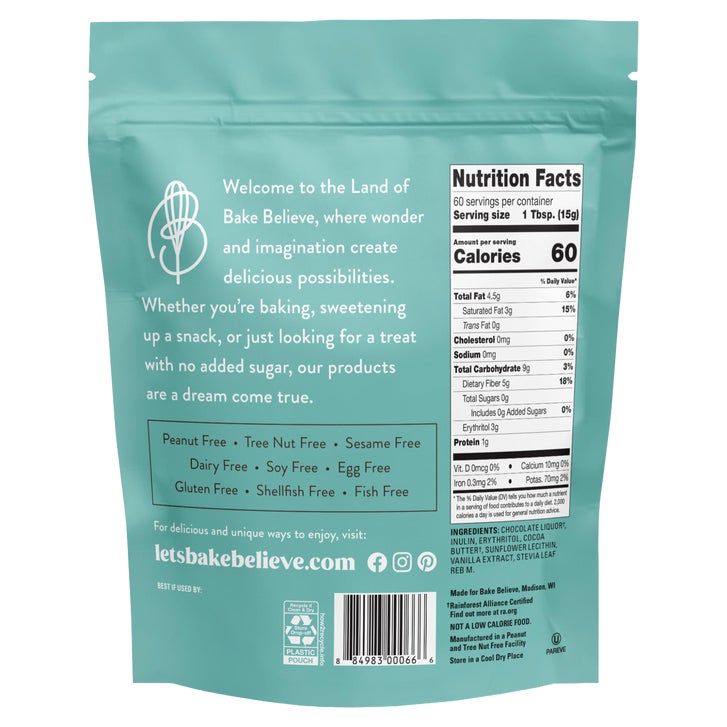 Bake Believe Dark Baking Chips, 32 oz | Costco