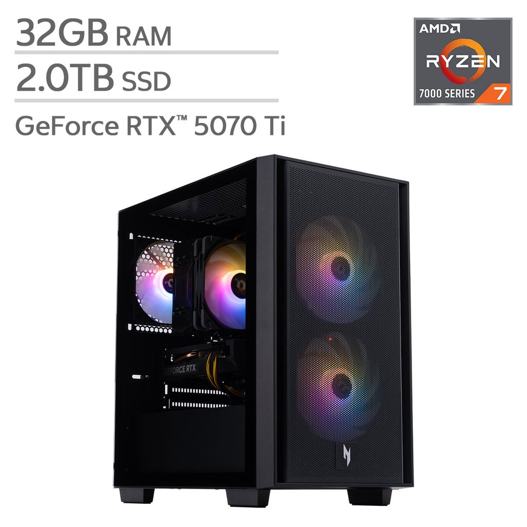 Acer Nitro 60 Gaming Desktop - AMD Ryzen 7 7700 – NVIDIA GeForce