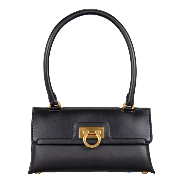 Ferragamo Trifolio Swing Bag, Black | Costco