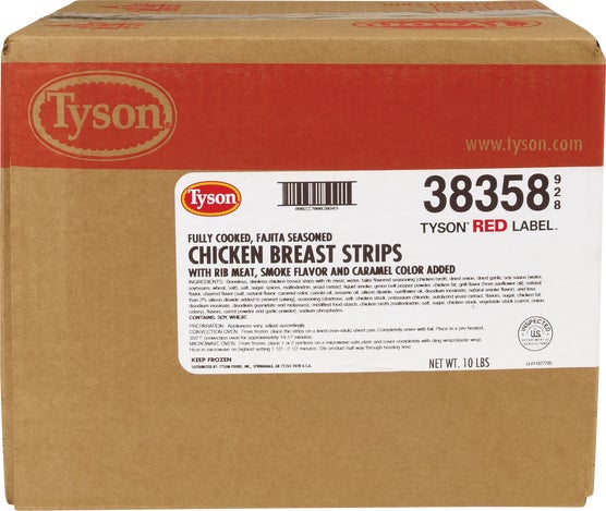 Tyson Red Label Fajita Chicken Strips, 10 lbs | Costco