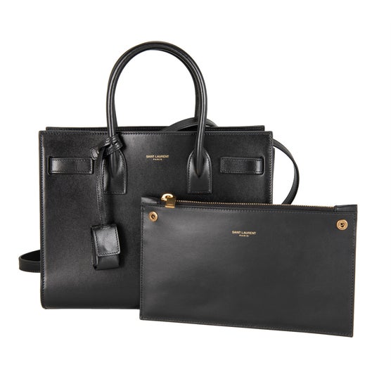 YSL Smooth Sac De Jour Baby Leather, Black | Costco