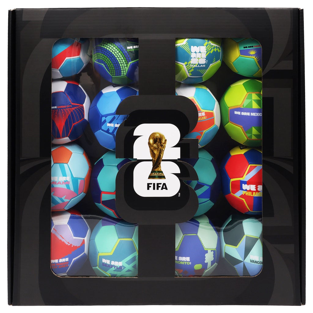 FIFA World Cup 16-piece Host City Mini Ball Set | Costco