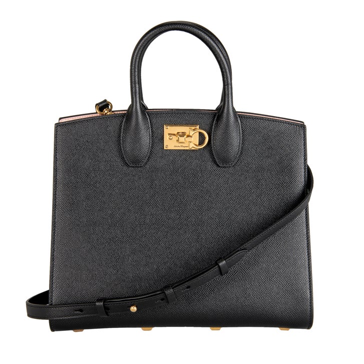 ♡♡Ferragamo　スタジオかごバック☆☆ Ferragamo Studio Box Bag, Black | Costco