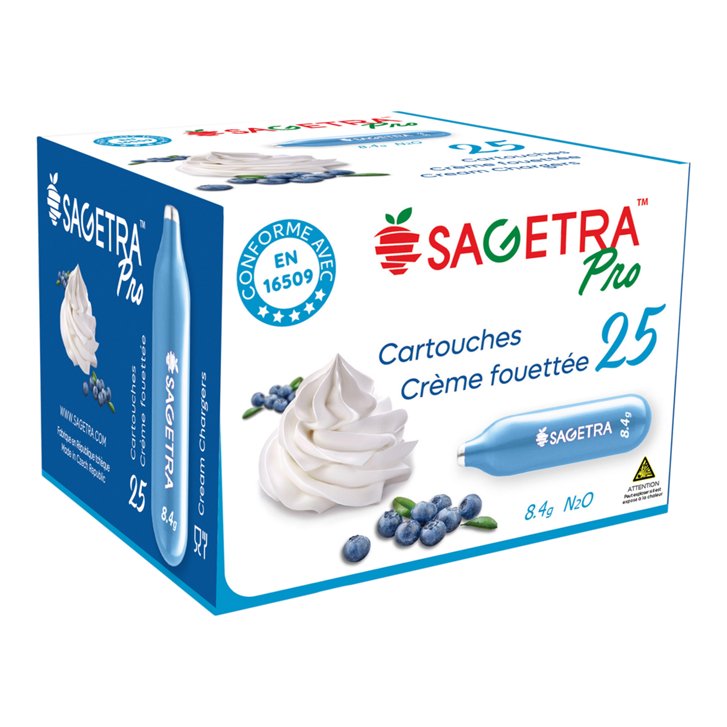Sagetra N2O Chargers, Pack of 25 | Costco Sagetra N2O Chargers, Pack of 25 | Costco