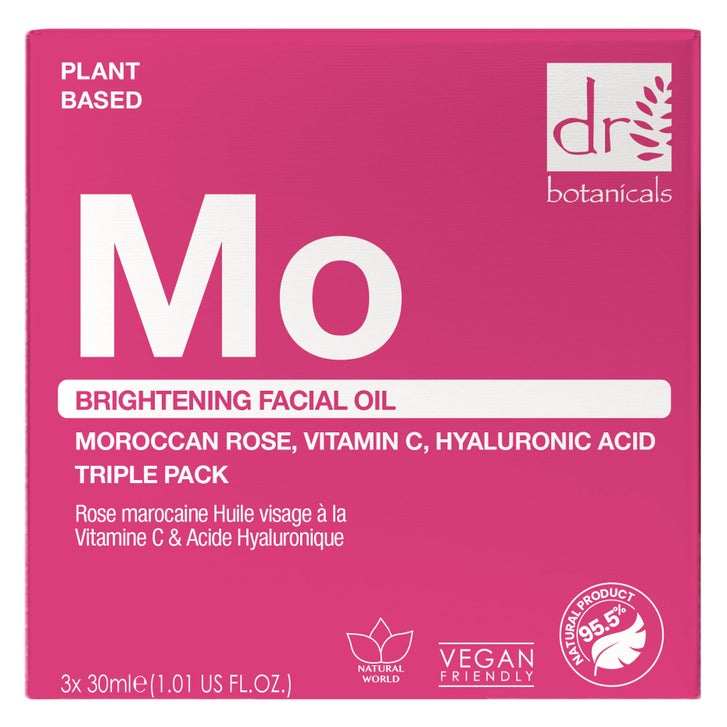 Dr. Botanicals Moroccan Rose Facial Oil with Hyaluronic Acid and