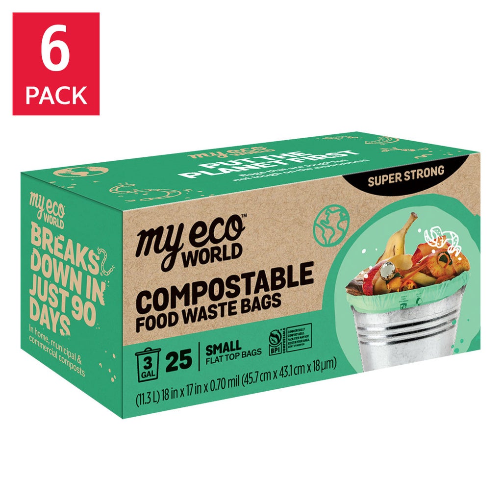 MyEcoWorld 3-gallon Compostable Food Waste Bag, 150-count | Costco