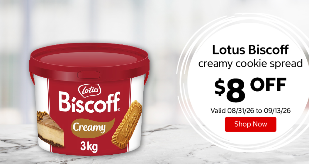 Lotus Biscoff creamy cookie spread $8 OFF Valid 08/31/26 to 09/13/26 Shop Now 