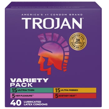 TROJAN Variety Pack, 40 Condoms $15.99 Free Shipping Costco.com