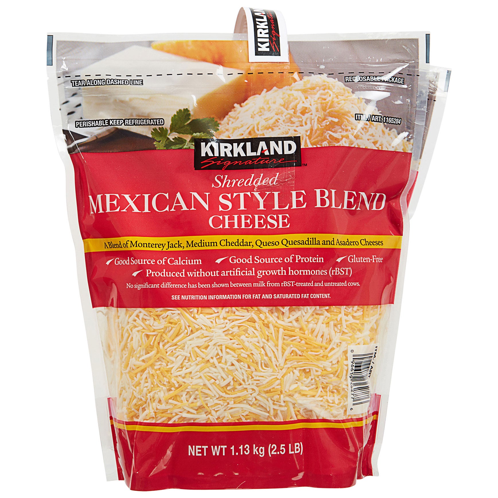 Kirkland Signature Shredded Mexican Style Blend Cheese