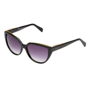 Balmain Black Frames with Purple Gradient Lenses Sunglasses Balmain Paris Black and Silver with Gradient Purple Lens  main image 3