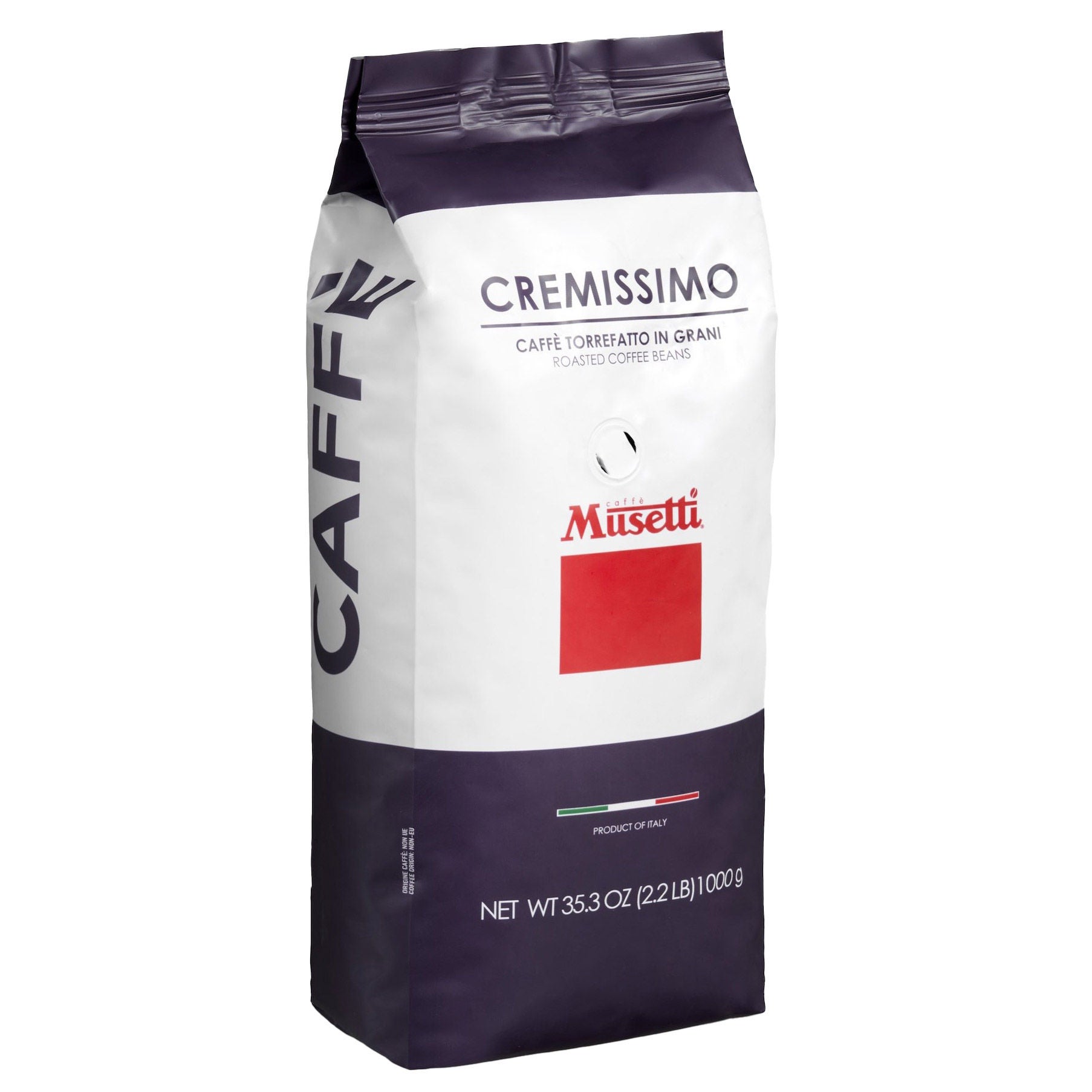 Musetti Cremissimo Roasted Coffee Beans Espresso Blend from Italy