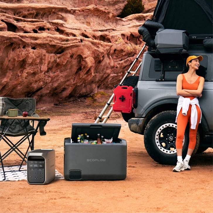 EcoFlow GLACIER Classic Portable Fridge Freezer + Plug-in Battery