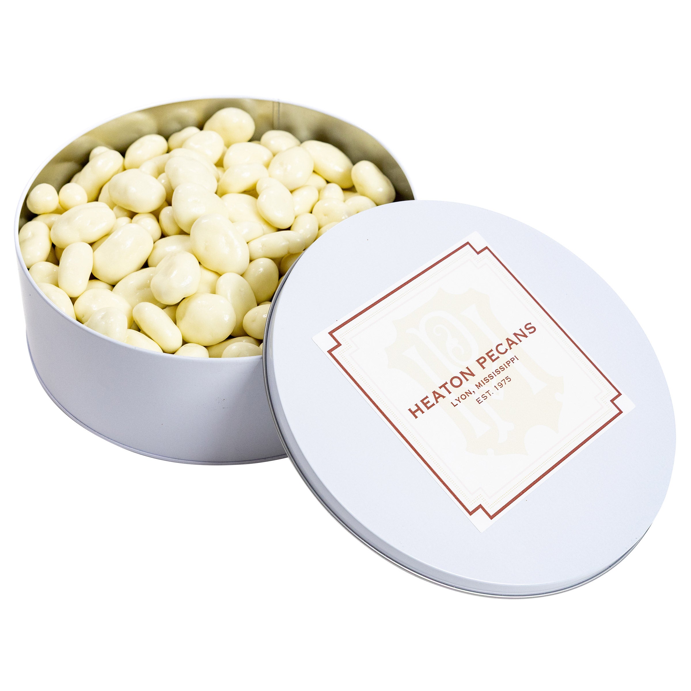 Heaton Pecans White Chocolate Covered Pecans, 3.75 lb
