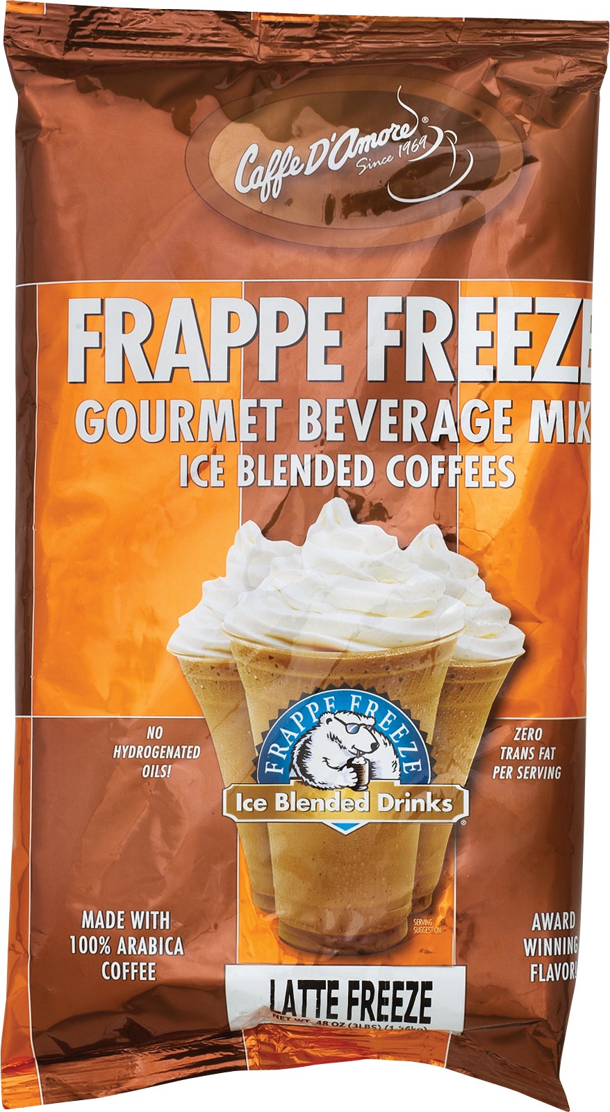 Caffe D'Amore Frappe Freeze Drink Mix, Latte, 3 lbs | Costco